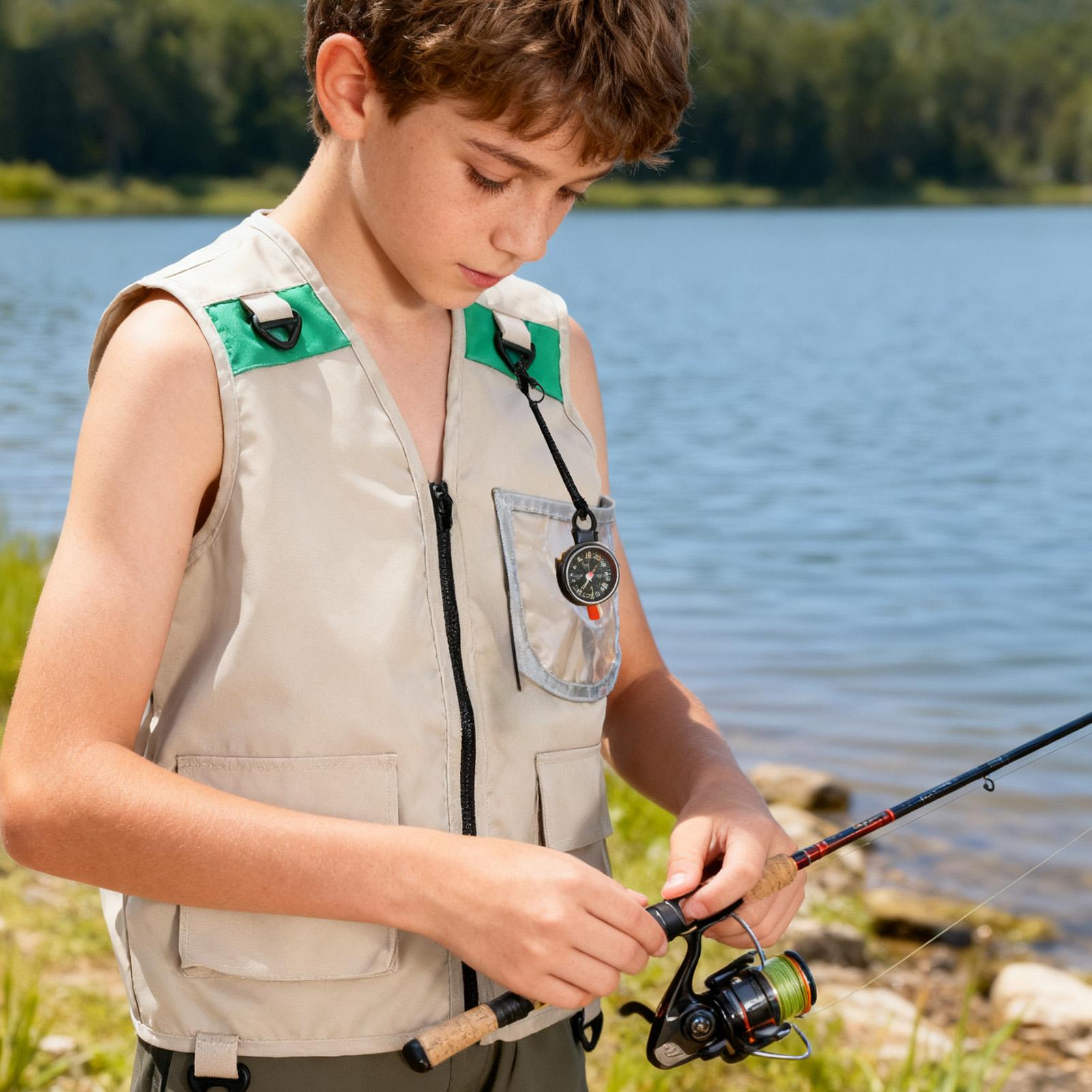 Kids Fishing Vest Sleeveless C - Kids Outdoor Zoo 评论和价格