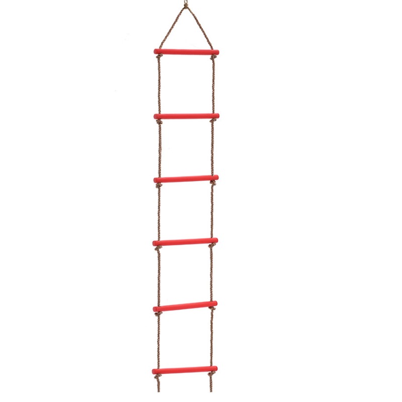 Wooden Rope Ladder Kids Fitnes - Kids Outdoor Ninja 评论和价格