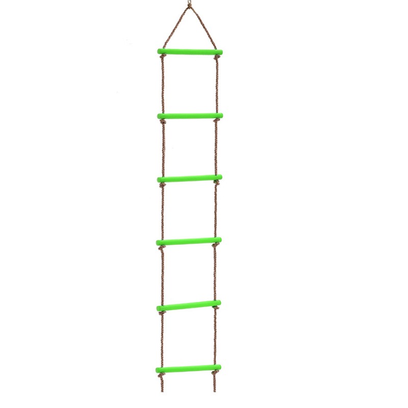 Wooden Rope Ladder Kids Fitnes - Kids Outdoor Ninja 评论和价格