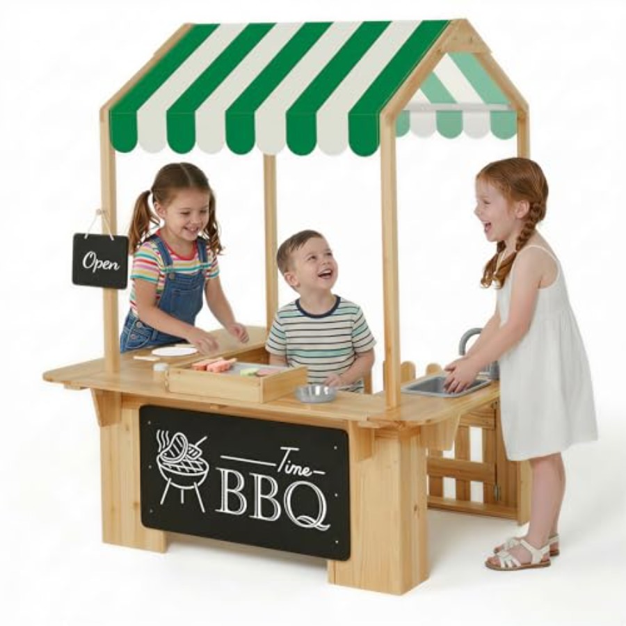 Outdoor playhouse mud kitchen  - Kids Outdoor Kitchen Set 评论和价格