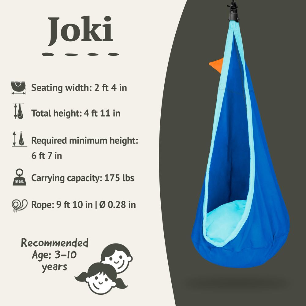 Joki Air Hanging Nest Sensory  - Kids Outdoor Nest Swing 评论和价格