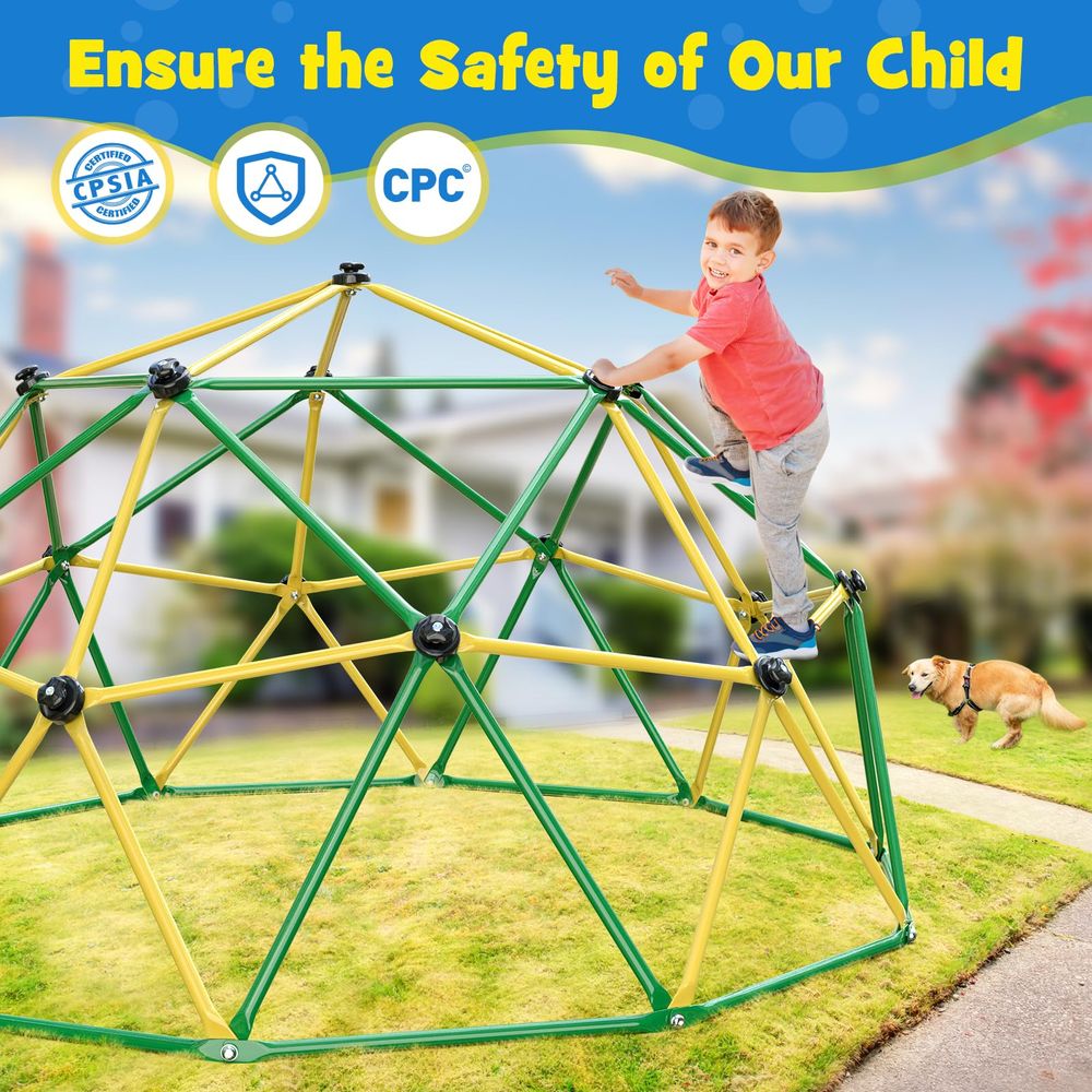 Climbing Dome, 10FT Climber wi - Kids Outdoor Dome Climber 评论和价格