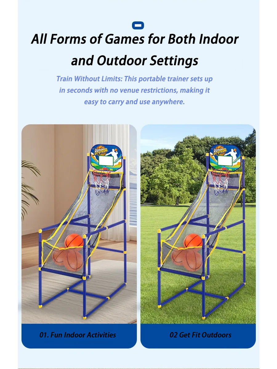 Kids Indoor Basketball Hoop Se - Kids Outdoor Basketball 评论和价格