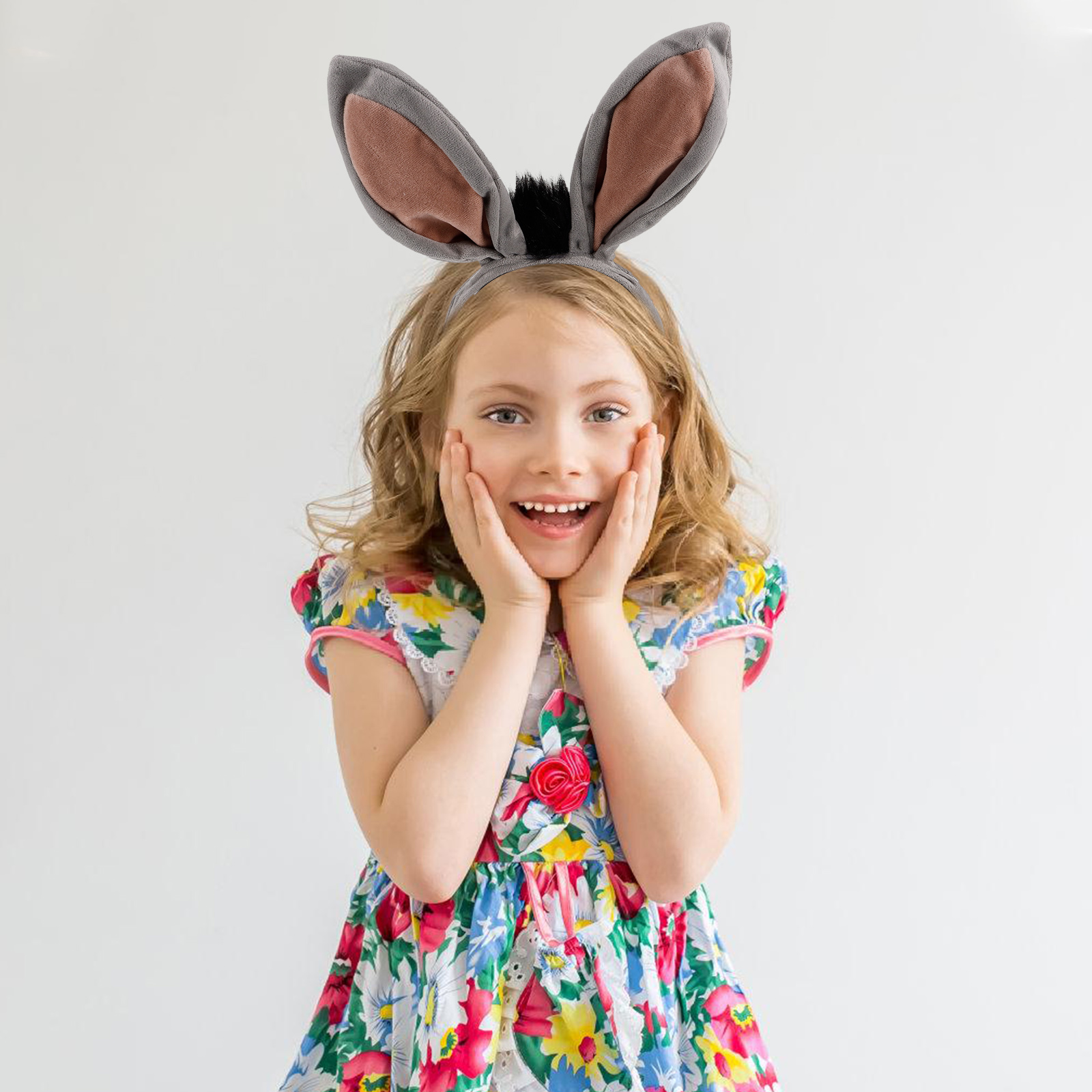 Donkey Ears Headband Tail Set  - Kids Outdoor Zoo 评论和价格