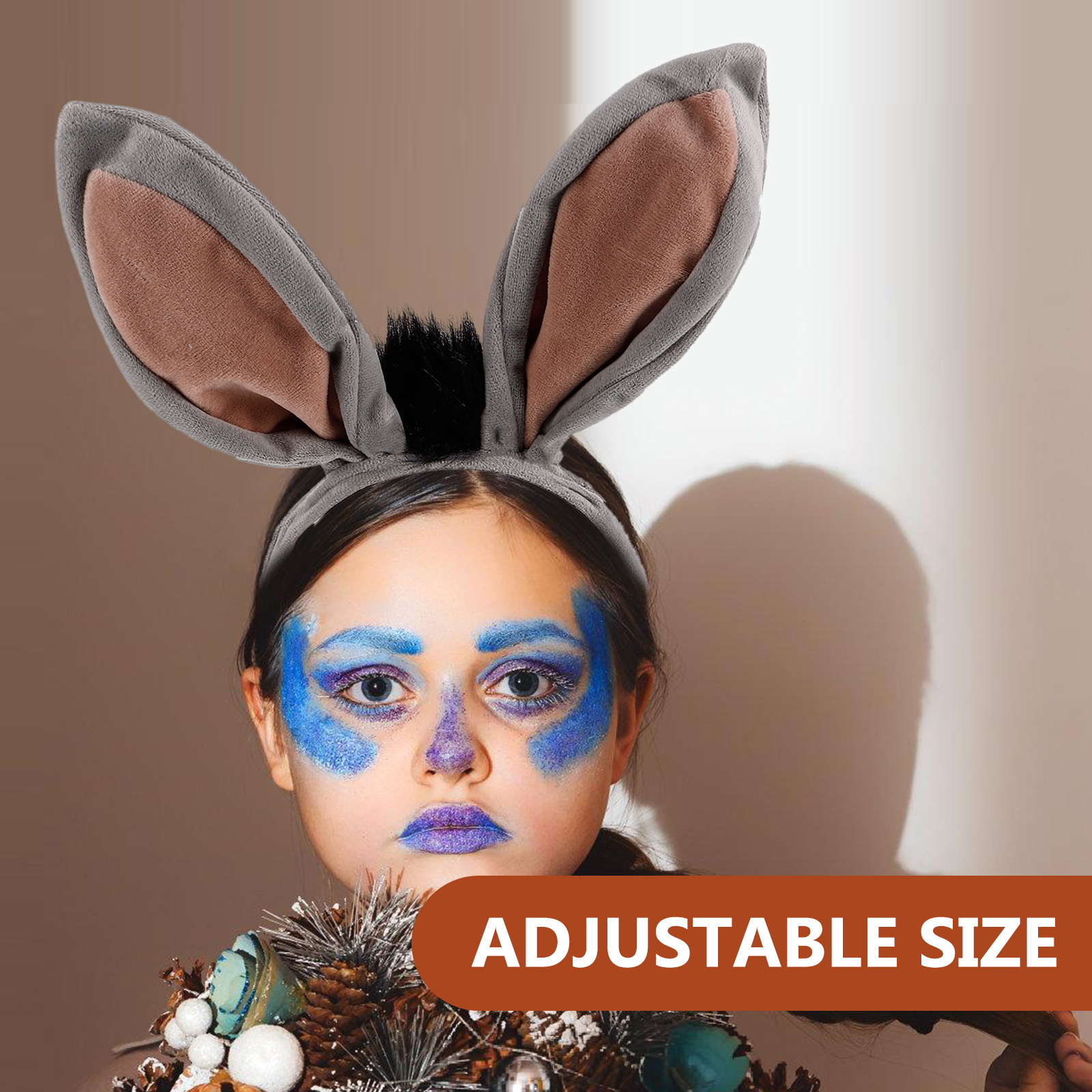 Donkey Ears Headband Tail Set  - Kids Outdoor Zoo 评论和价格